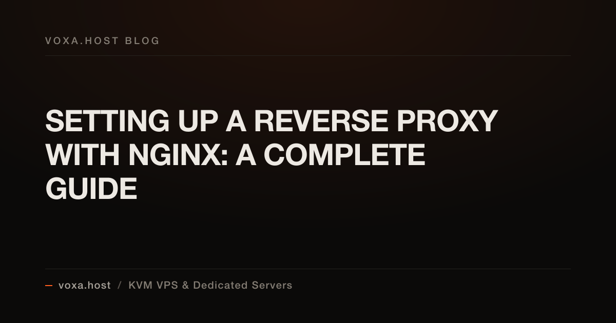 Setting Up a Reverse Proxy with Nginx: A Complete Guide